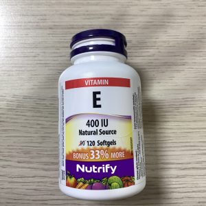 Vitamin E 400 IU, 120 Softgels, Natural Source of Vitamin E